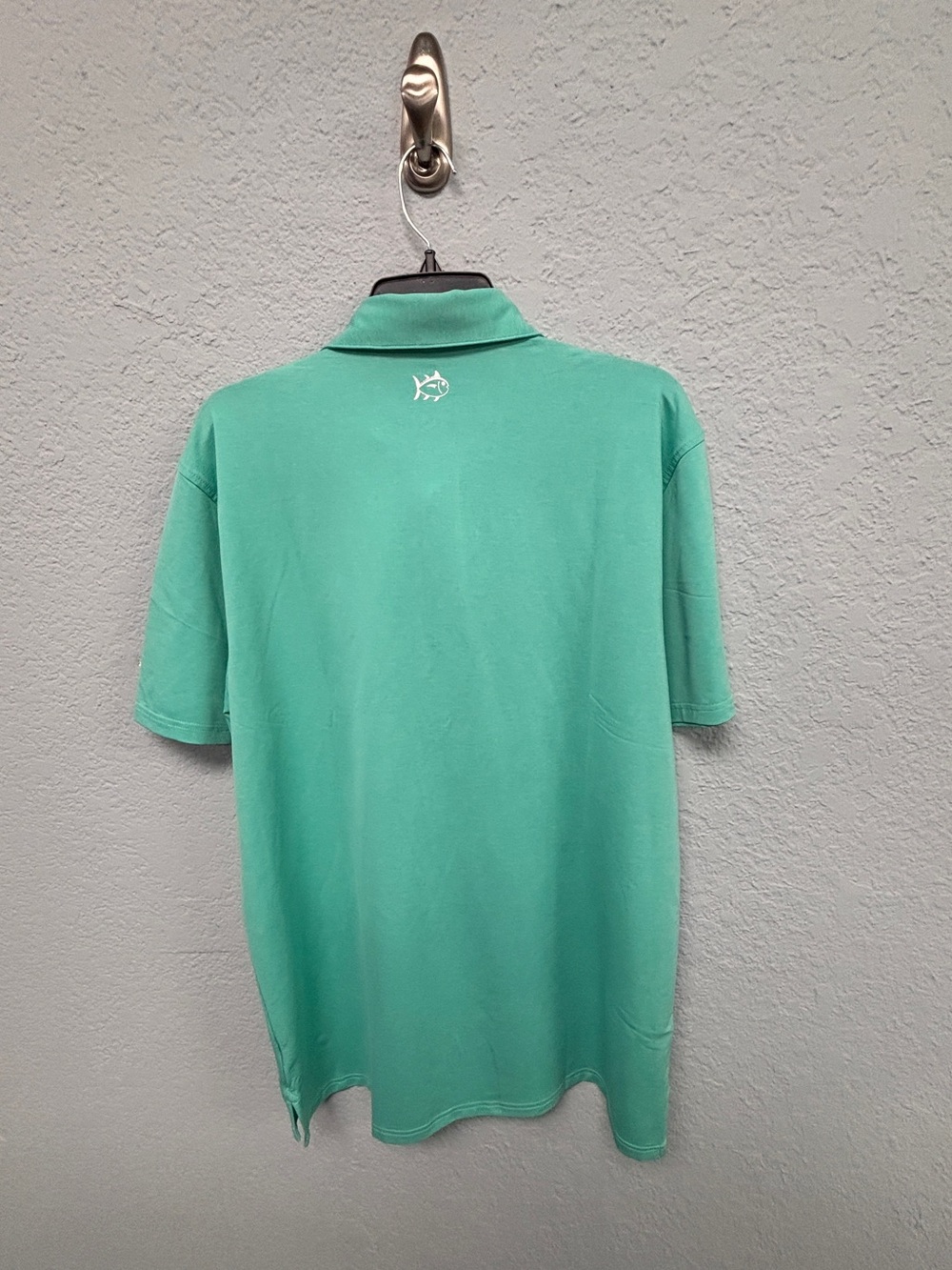 Southern Tide XXL brreeze Performance Polo in #3021 Heather Turtle Green - Picture 11 of 12